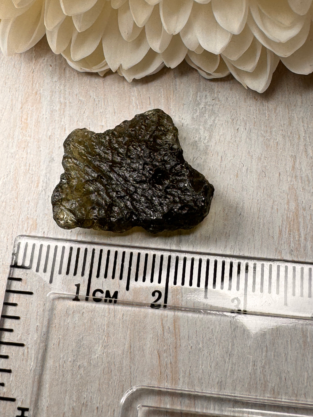 Moldavite Specimen #8 2.40g- Transformation & Protection