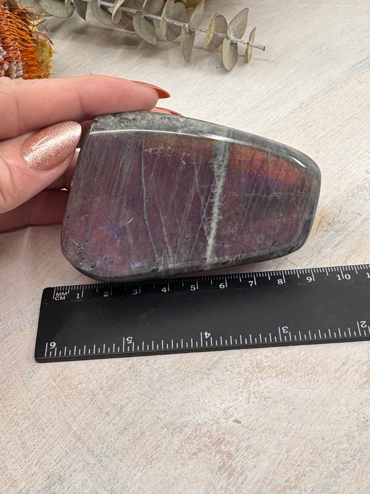 Flashy Labradorite Freeform – 291g Crystal of Transformation & Magic