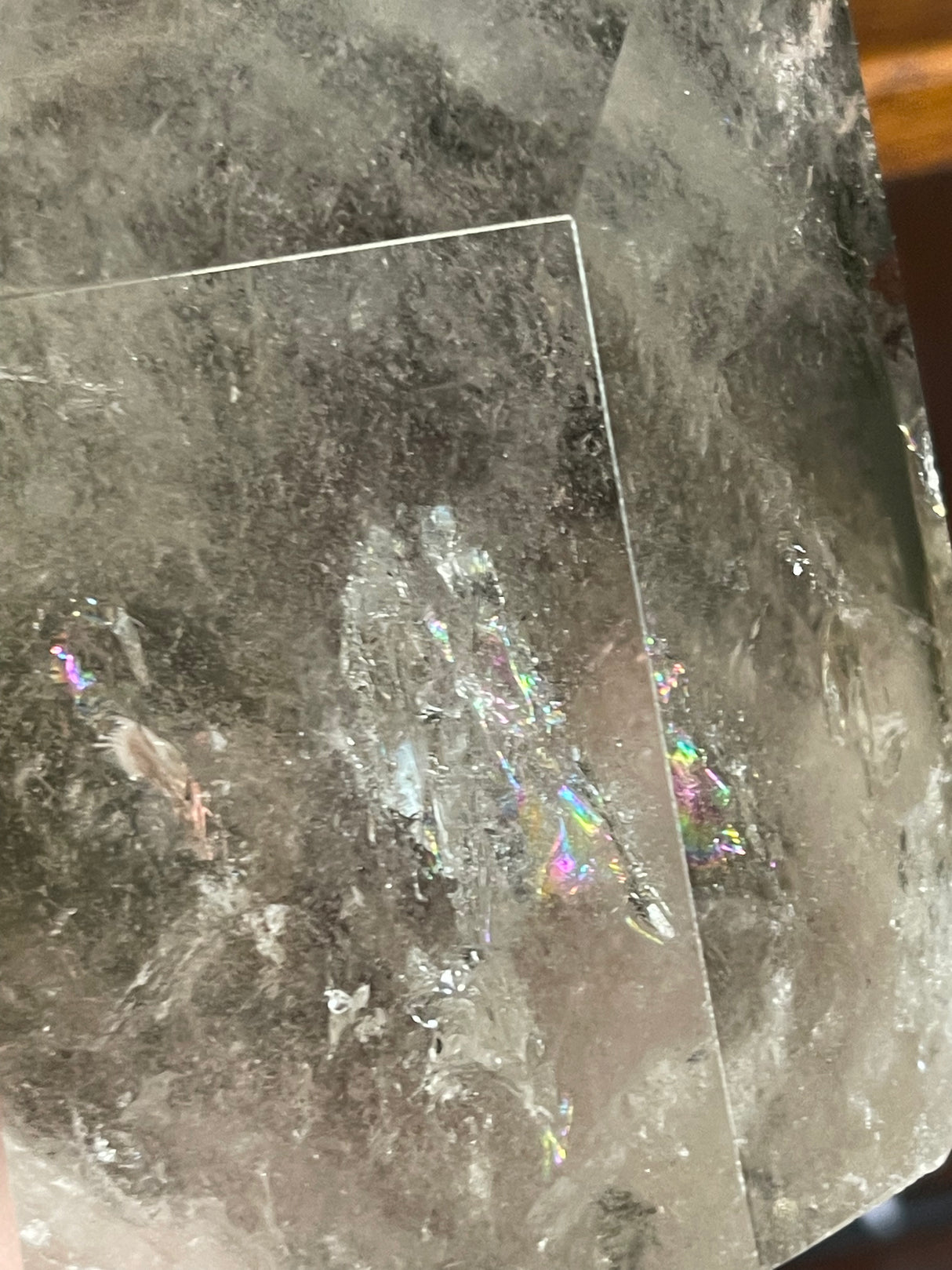 Garden Quartz (Lodalite) Generator - 860g - “ I let go of past hurt and allow myself to heal” .