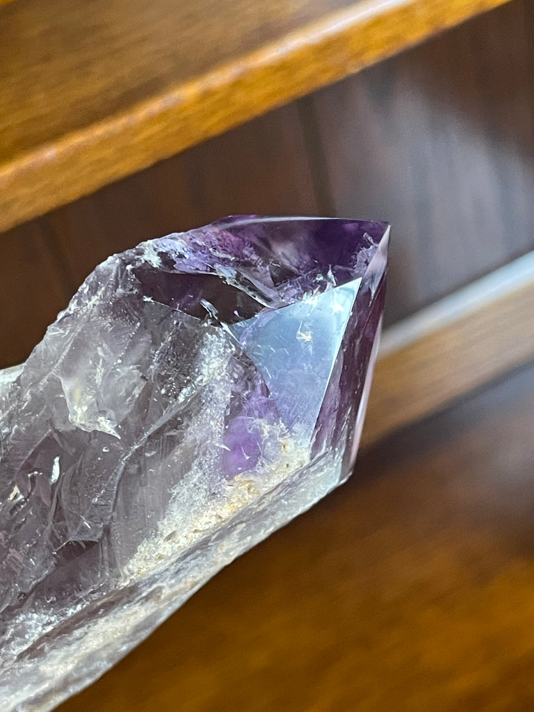 Amethyst Root Wand - Protection. Intuition.