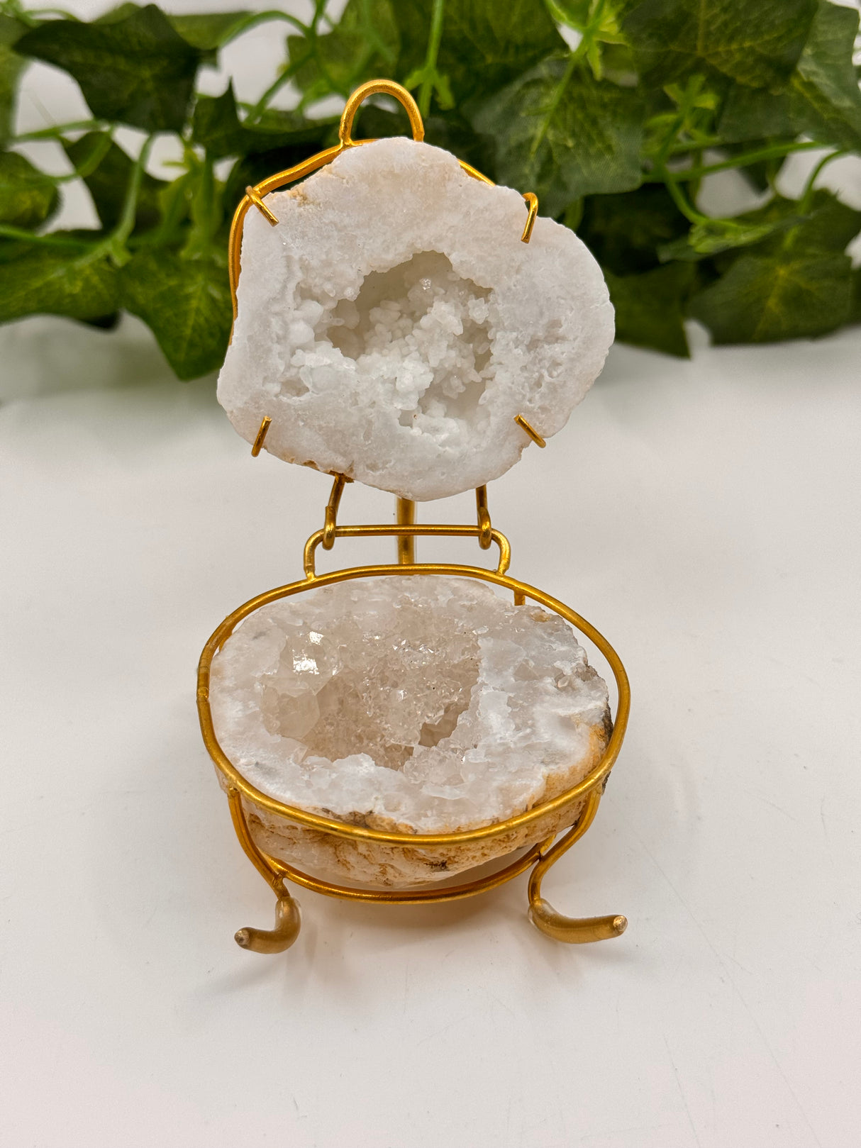 Calcite Geode Jewellery Box – Sacred Keeper of Light