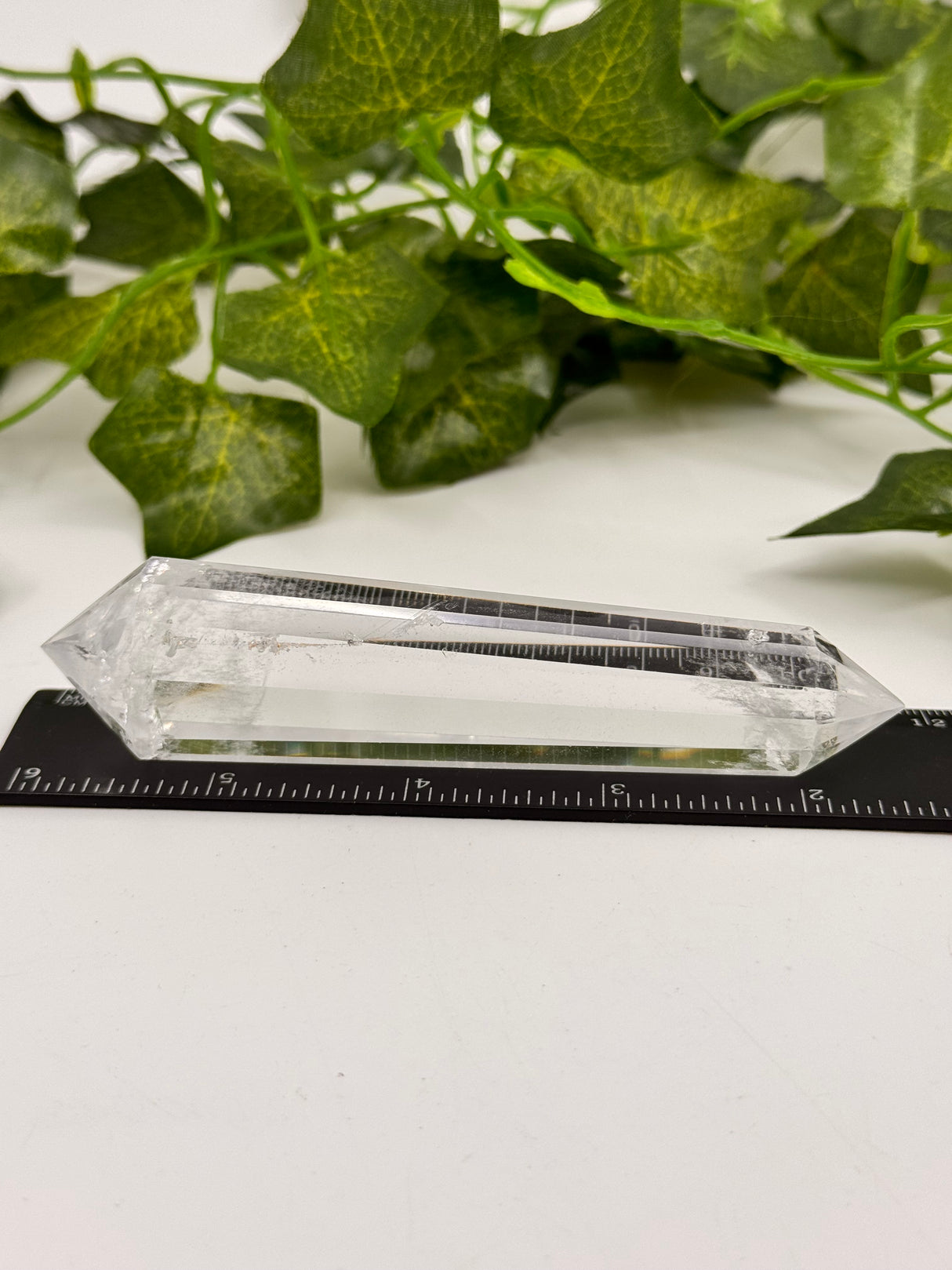 12-Sided Clear Quartz Vogel Wand 106g – Master Healer and Light Encoder