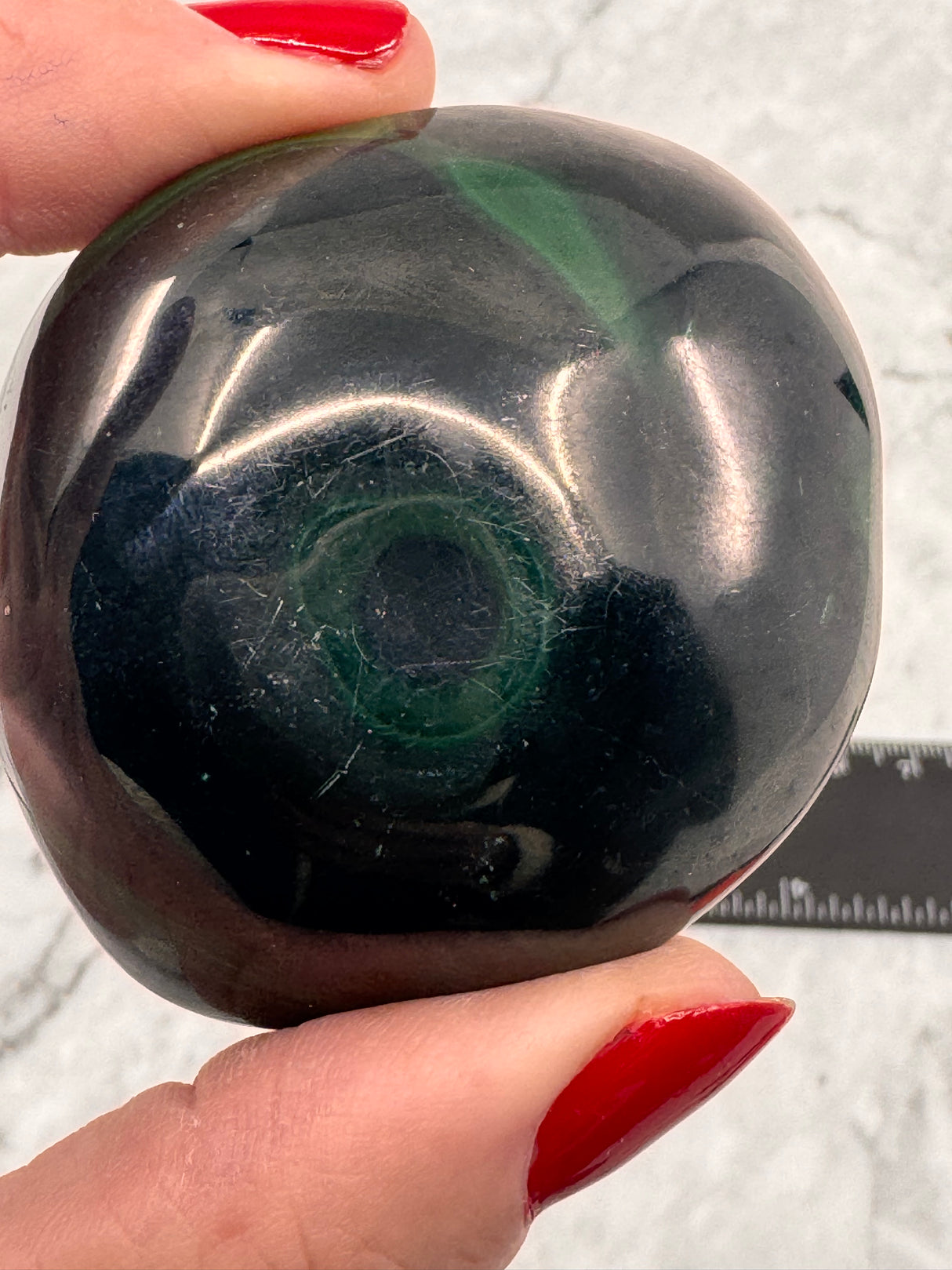 Malachite Polished Specimen 154g - "I choose to radiate love, kindness, and positive energy."