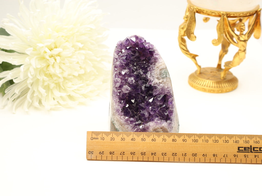 Amethyst Cluster with Natural Banding | 13cm | 777g | Protection & Spiritual Depth