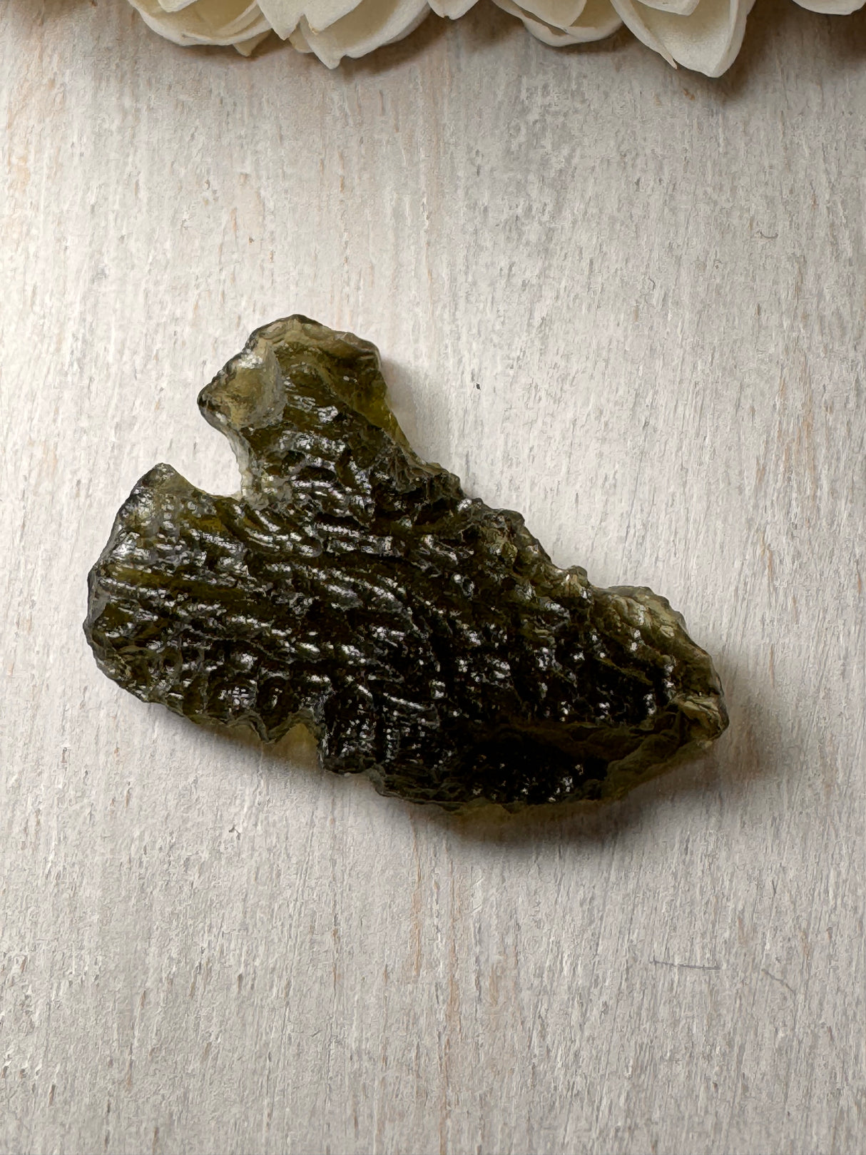 Moldavite Specimen #1 2.88g- Transformation & Protection