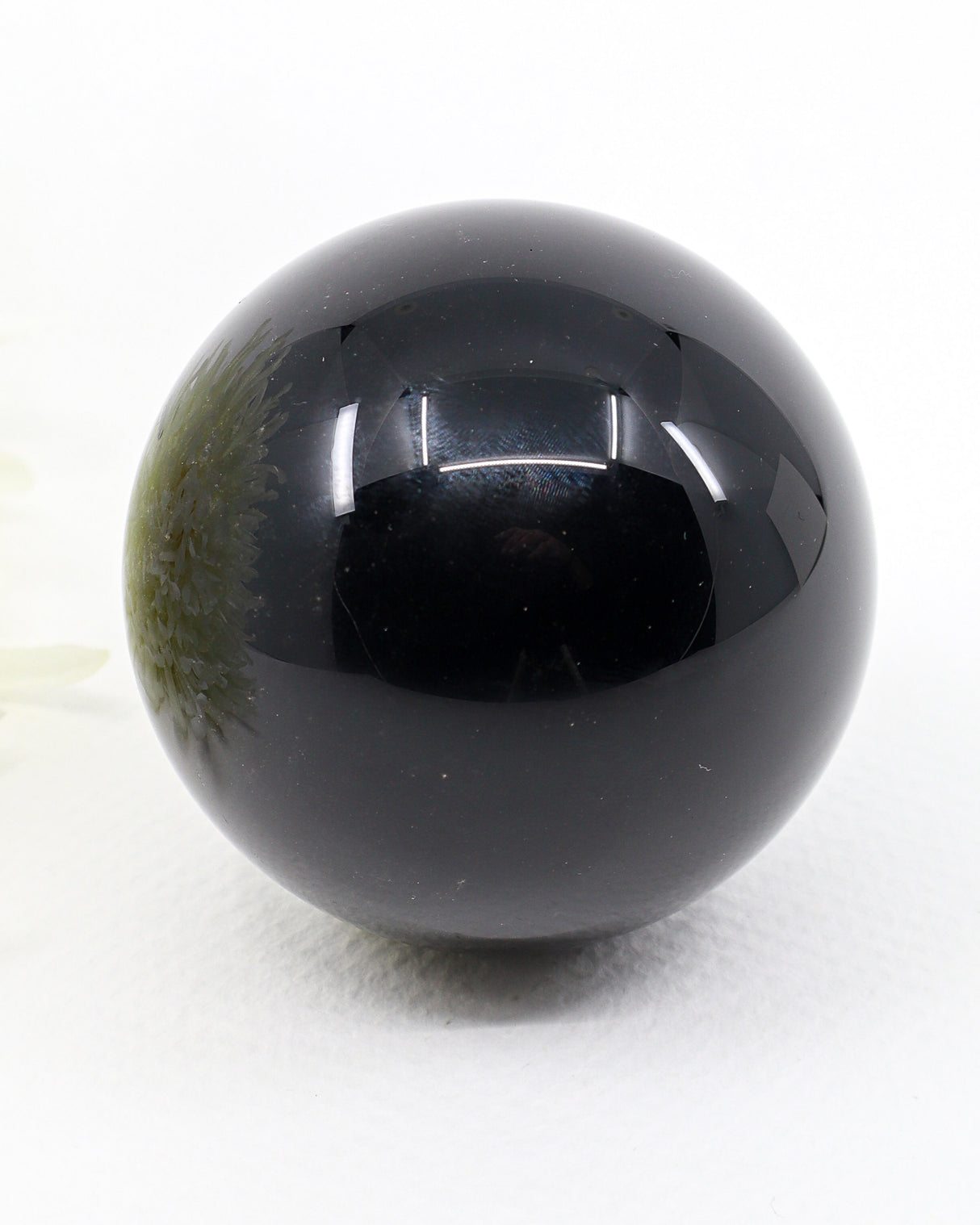 Black Obsidian Sphere 342g | Guardian's Mirror | 6.5cm
