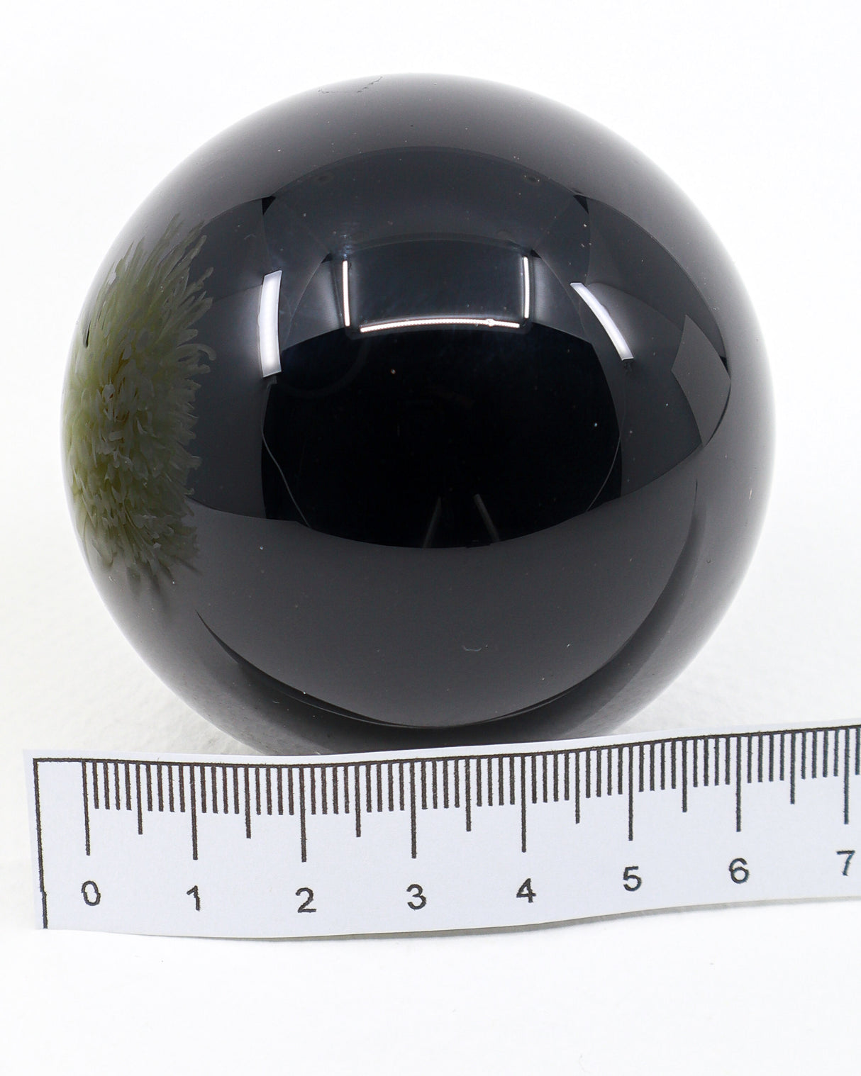 Black Obsidian Sphere 391g - Midnight Guardian 7cm