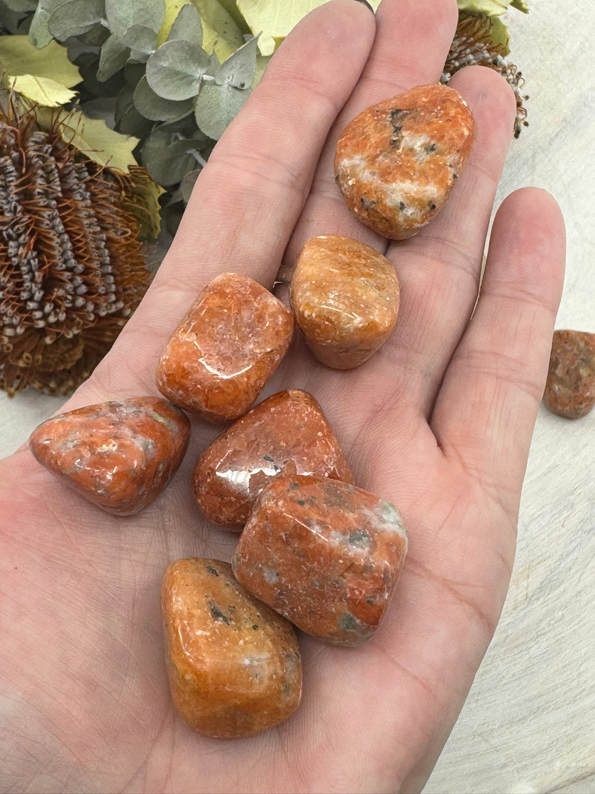 Orchid Calcite Tumbled Stone – Stone of Motivation, Confidence & Joyful Energy