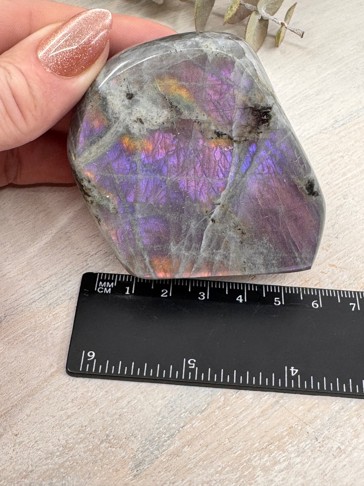 Super Flashy Labradorite Freeform – 215g Crystal of Transformation & Light
