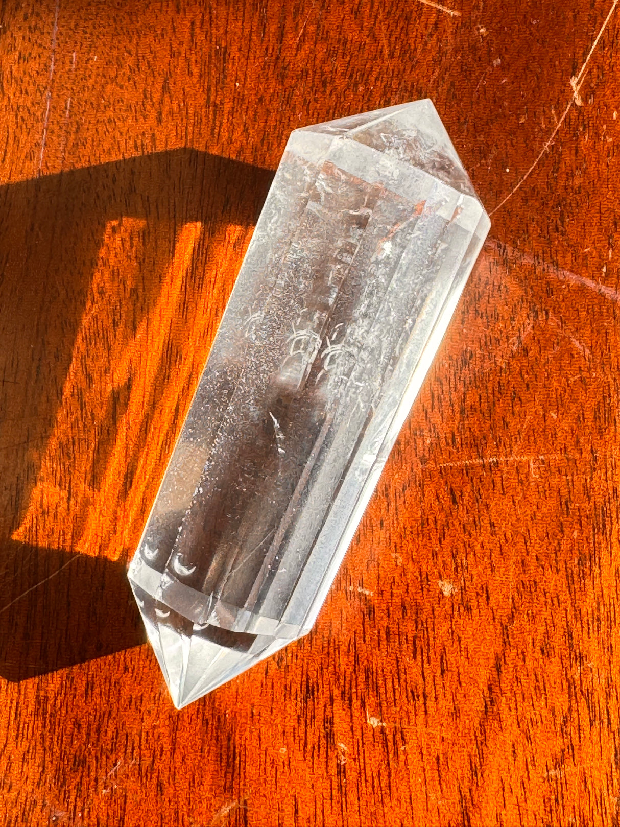 12-Sided Clear Quartz Vogel Wand – Master Healer and Light Encoder