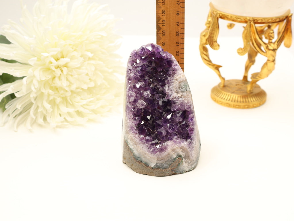 Amethyst Cluster with Natural Banding | 13cm | 777g | Protection & Spiritual Depth