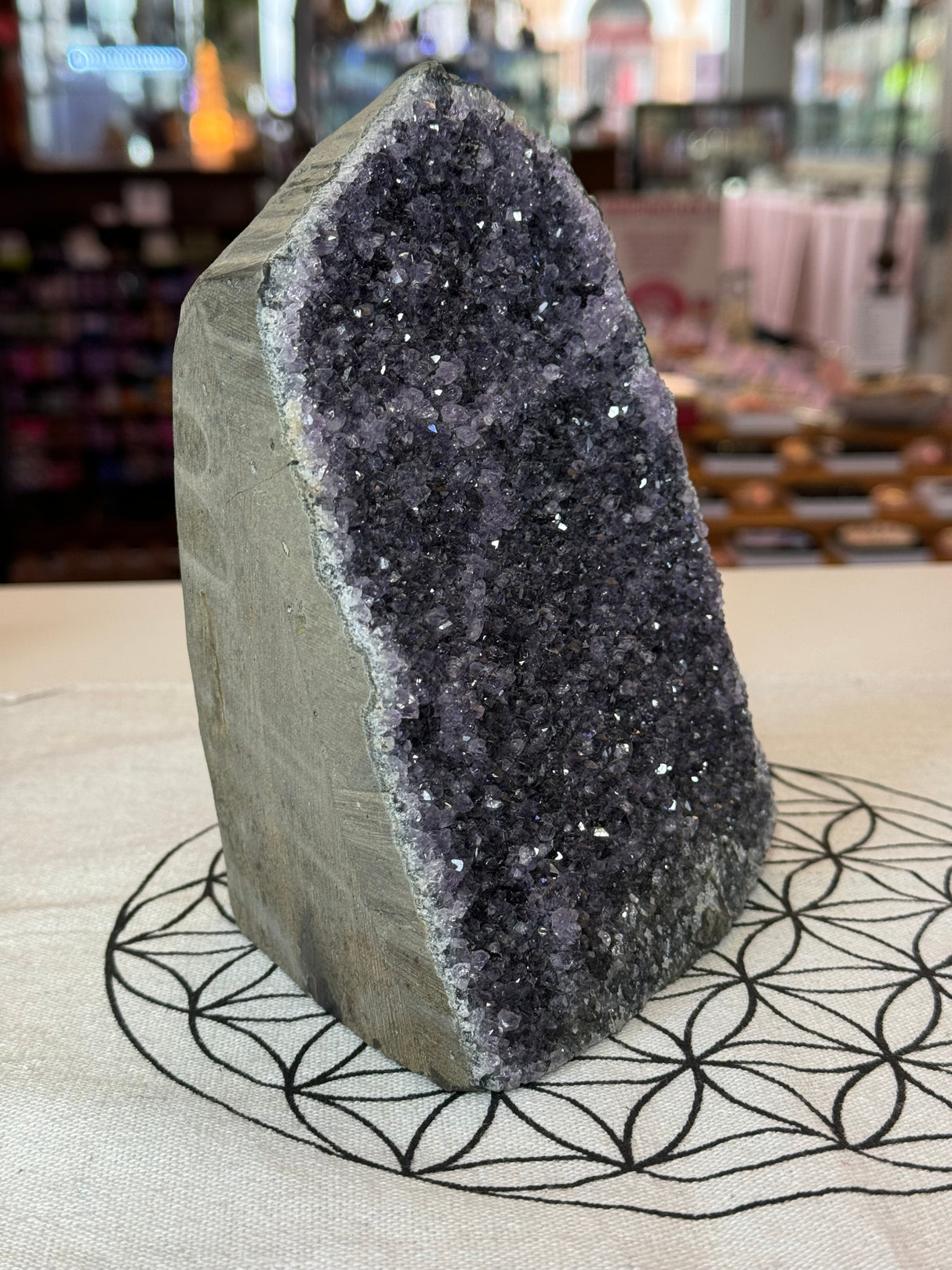 Amethyst Cluster 1937g #41 - “I trust my intuition and allow it to guide me each day”