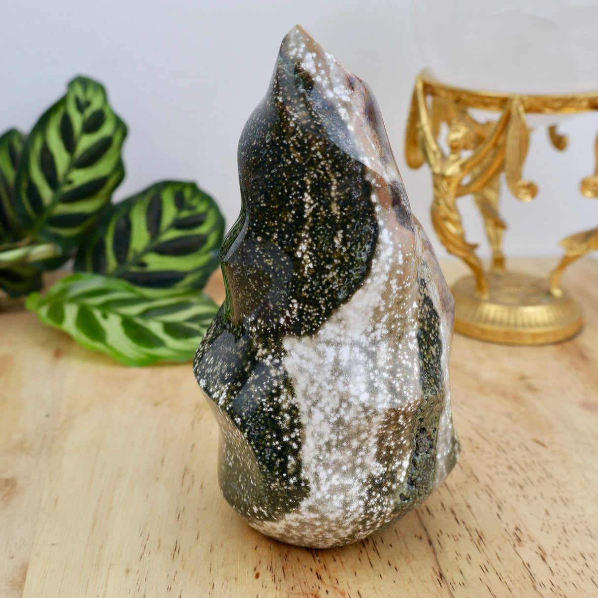 Ocean Jasper Flame – 969g Abundance & Joy Crystal