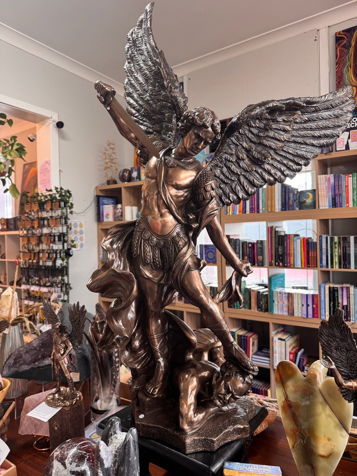 Huge Archangel Michael Statue – Protector & Warrior of Light