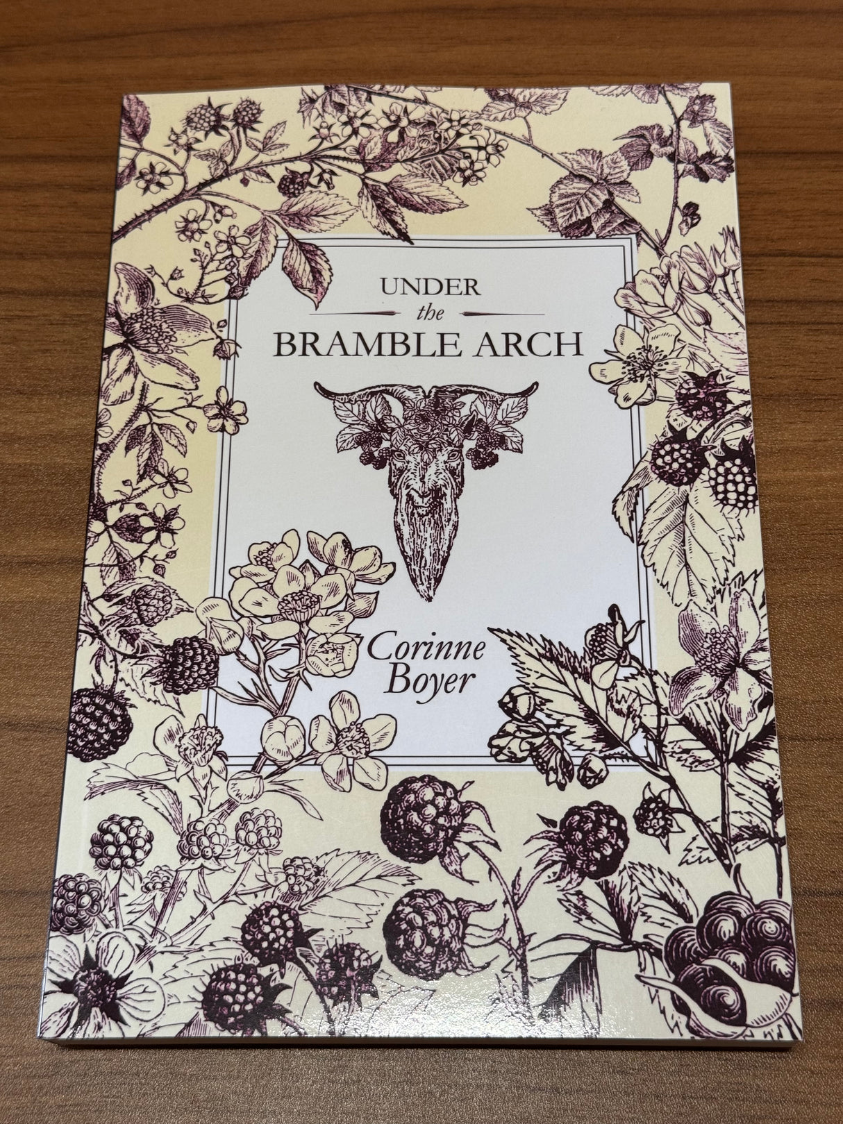 Herbal witchcraft book – Under the Bramble Arch by Corinne Boyer with plant lore and practicum