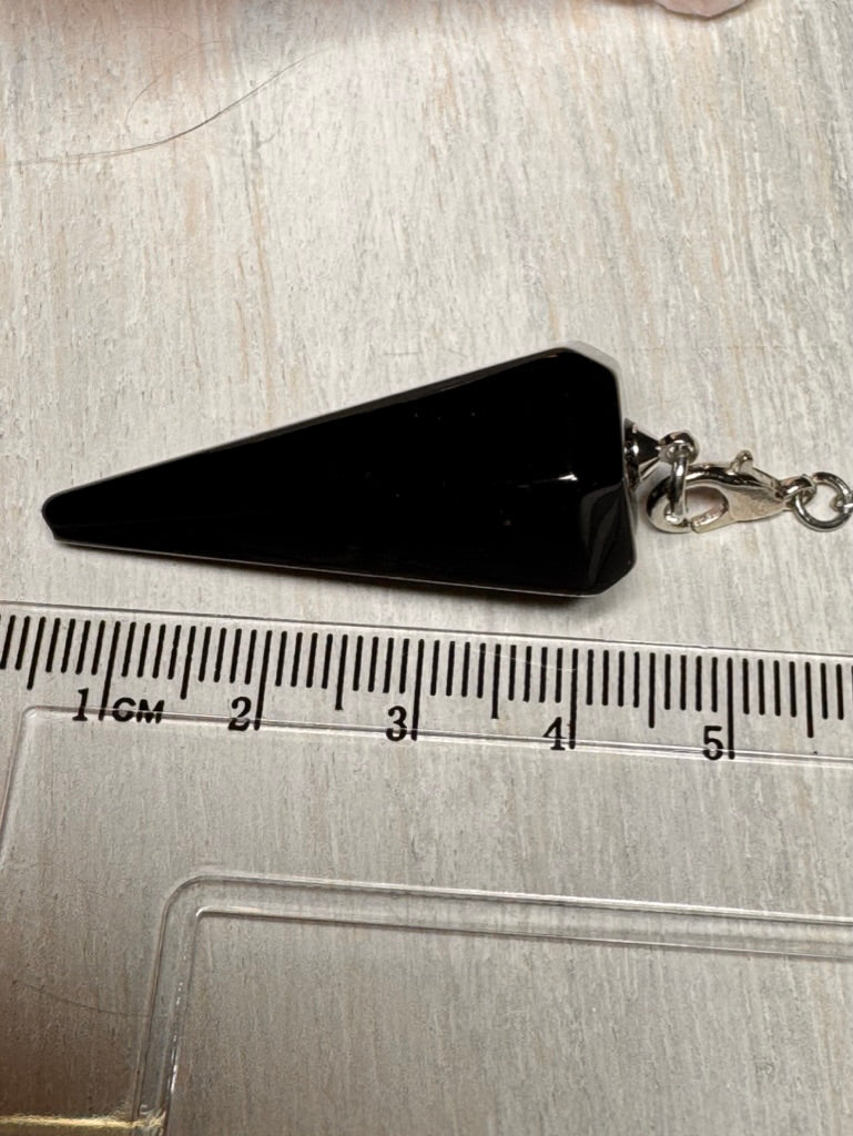 Black Obsidian Pendulum | Divination Tool for Protection & Clarity
