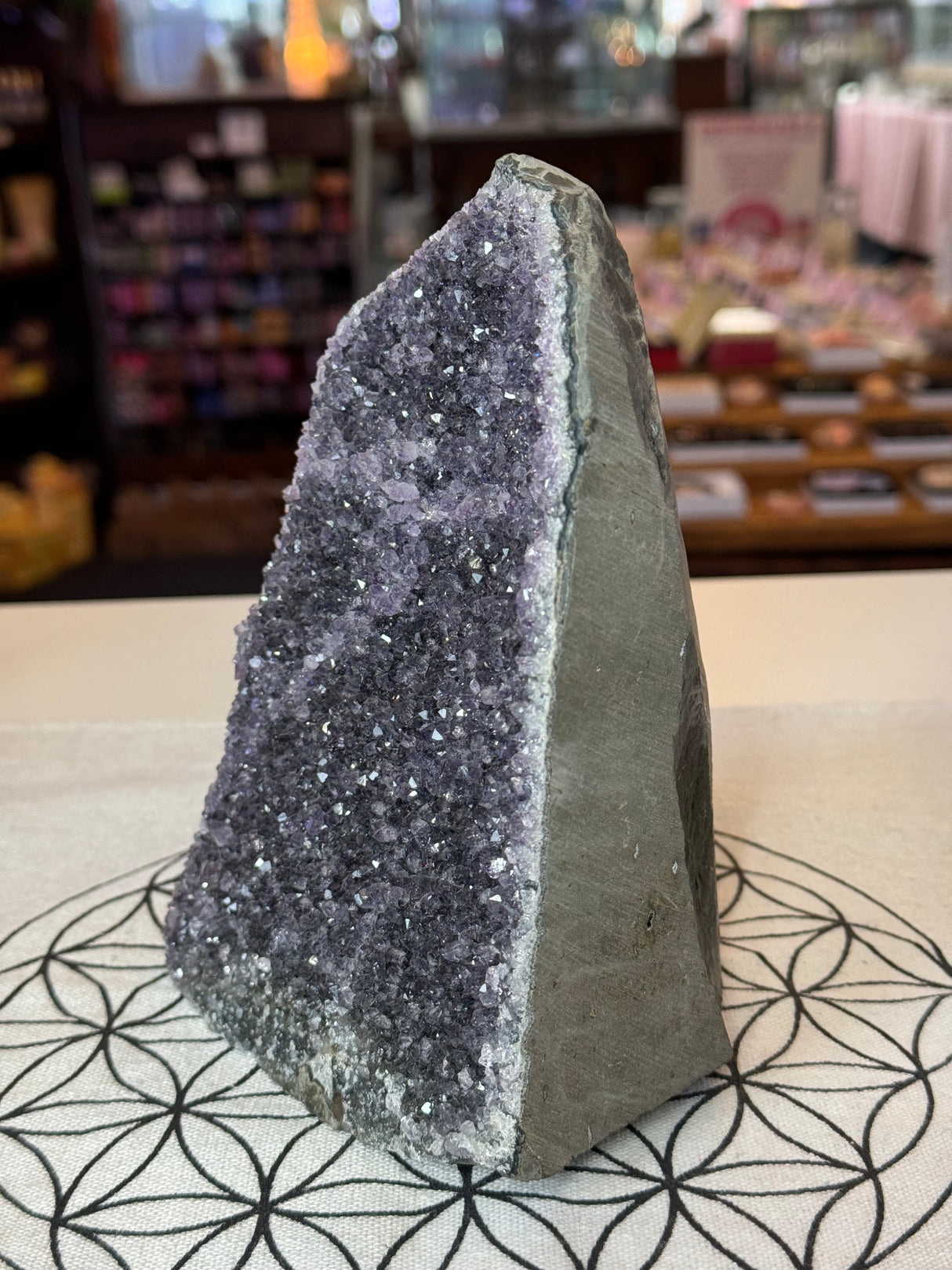 Amethyst Cluster 1937g #41 - “I trust my intuition and allow it to guide me each day”