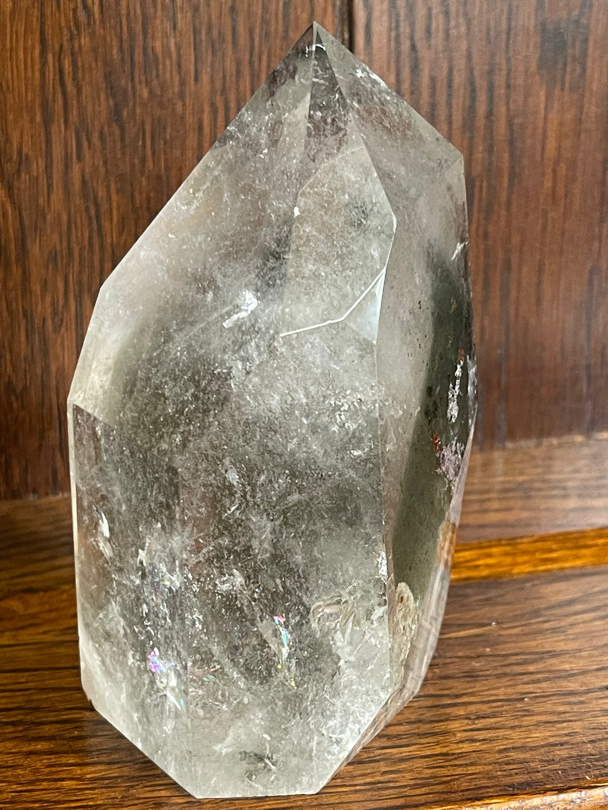 Garden Quartz (Lodalite) Generator - 860g - “ I let go of past hurt and allow myself to heal” .