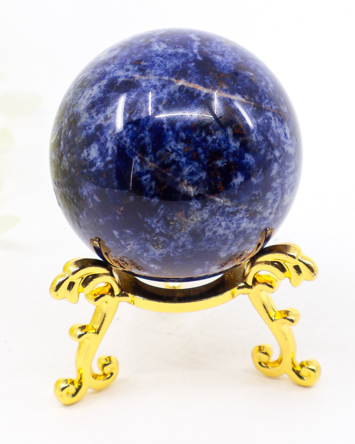 Sodalite Sphere – Deep Blue Crystal Sphere 155g