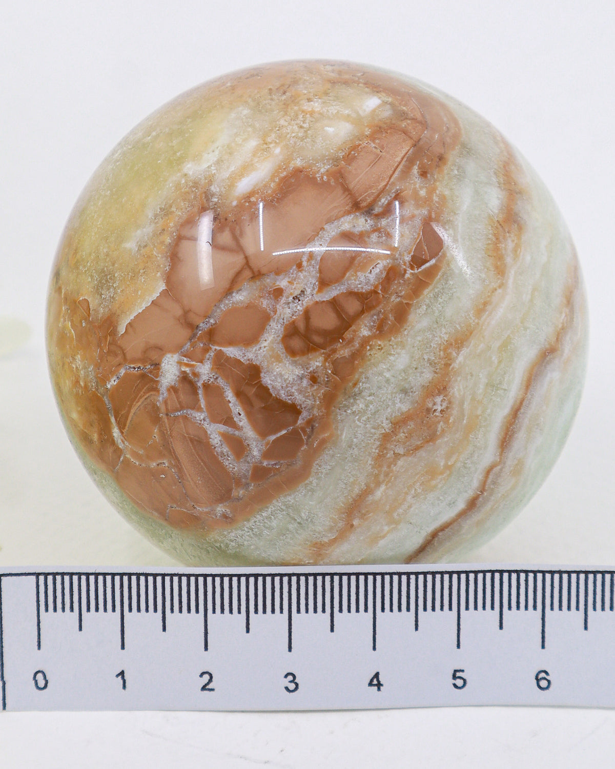 Caribbean Calcite Sphere – Ocean Dreaming | 443g