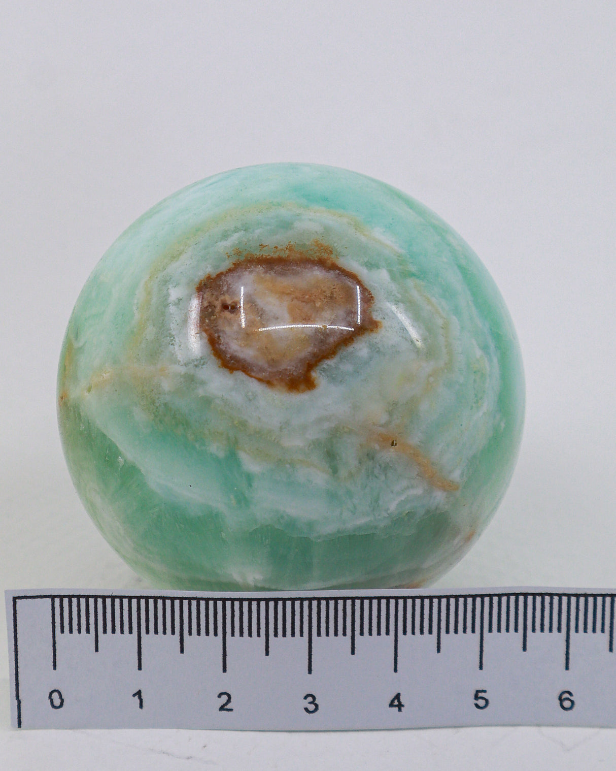 Caribbean Calcite Sphere – Tidal Sanctuary | 276g