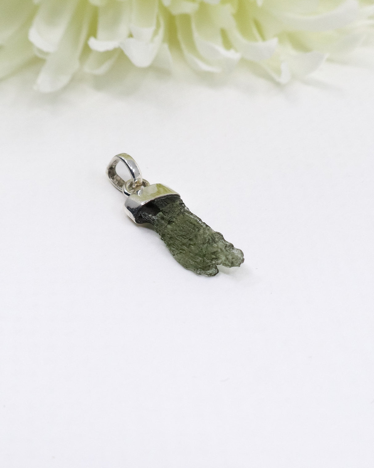 Moldavite Pendant | 1.38g | Spiritual Awakening & Life Transformation