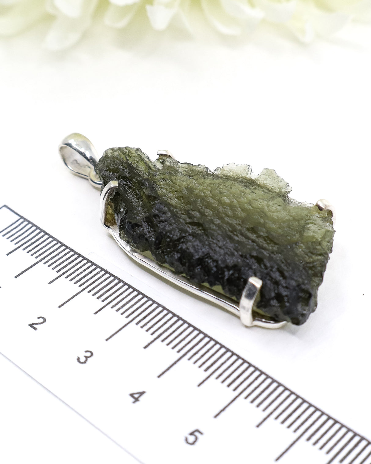 Moldavite Pendant | 7.78g | Soul Awakening & Cosmic Evolution