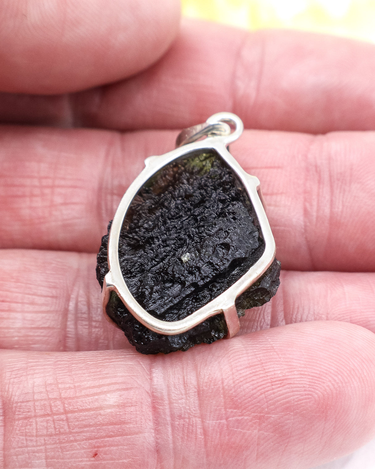 Moldavite Pendant | 7.78g | Spiritual Transformation & Higher Awakening