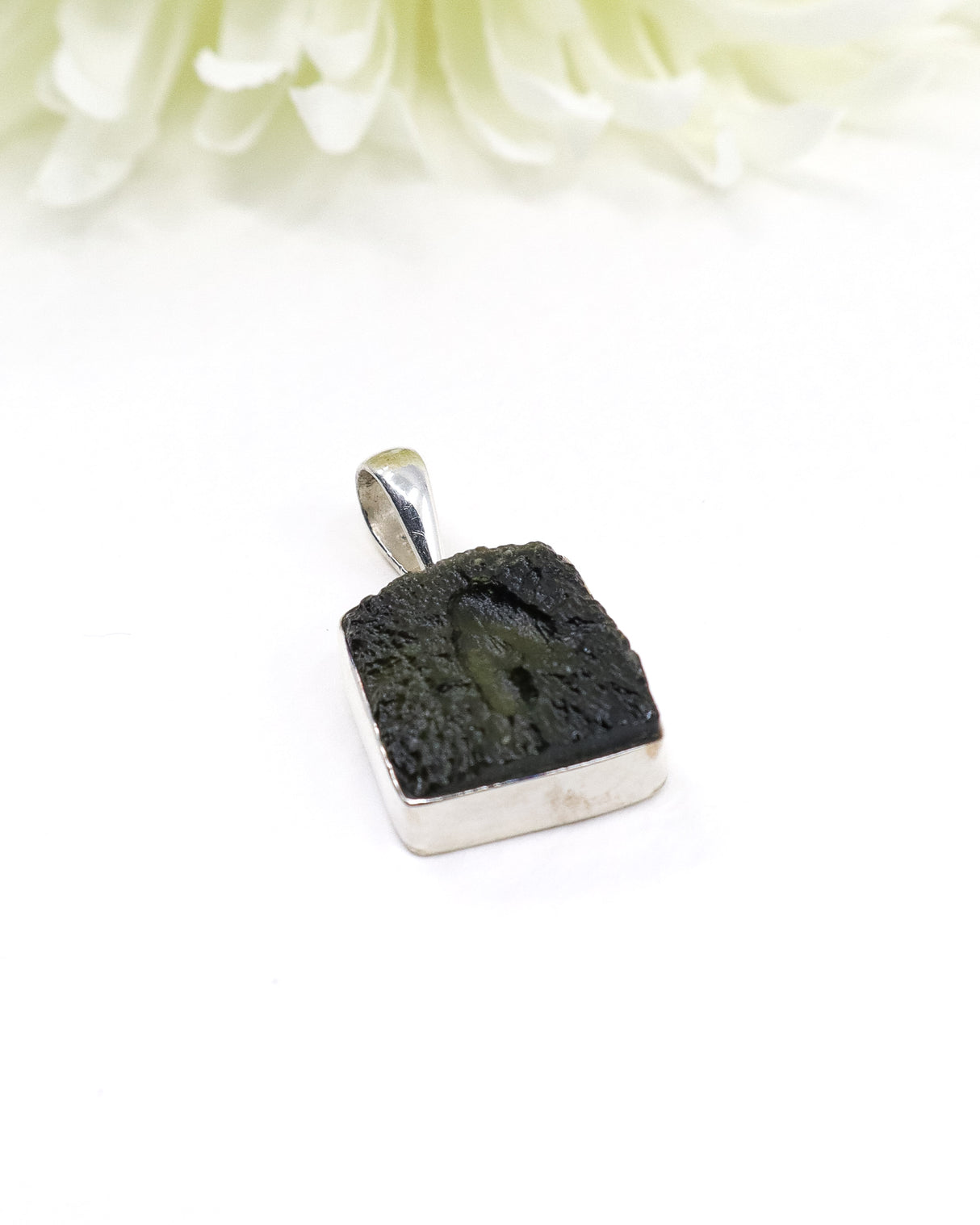 Moldavite Pendant | 3.36g |Divine Guidance & Spiritual Awakening
