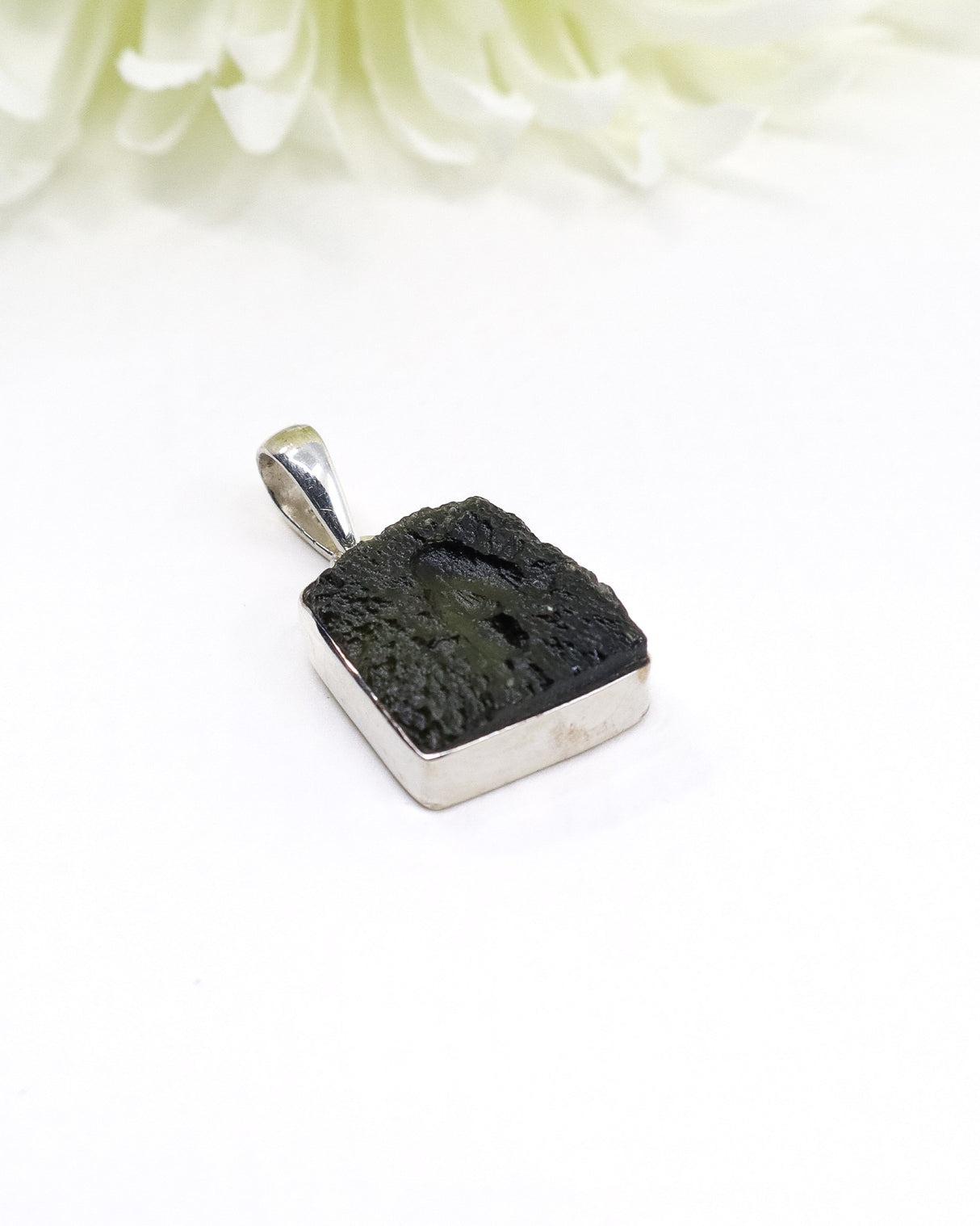 Moldavite Pendant | 3.36g |Divine Guidance & Spiritual Awakening