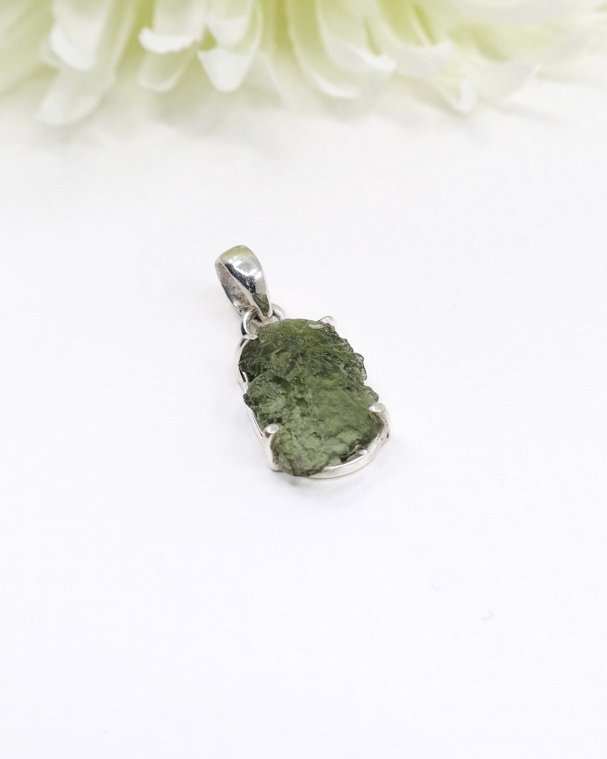 Moldavite Pendant | 2.28g | Spiritual Growth & Soul Transformation