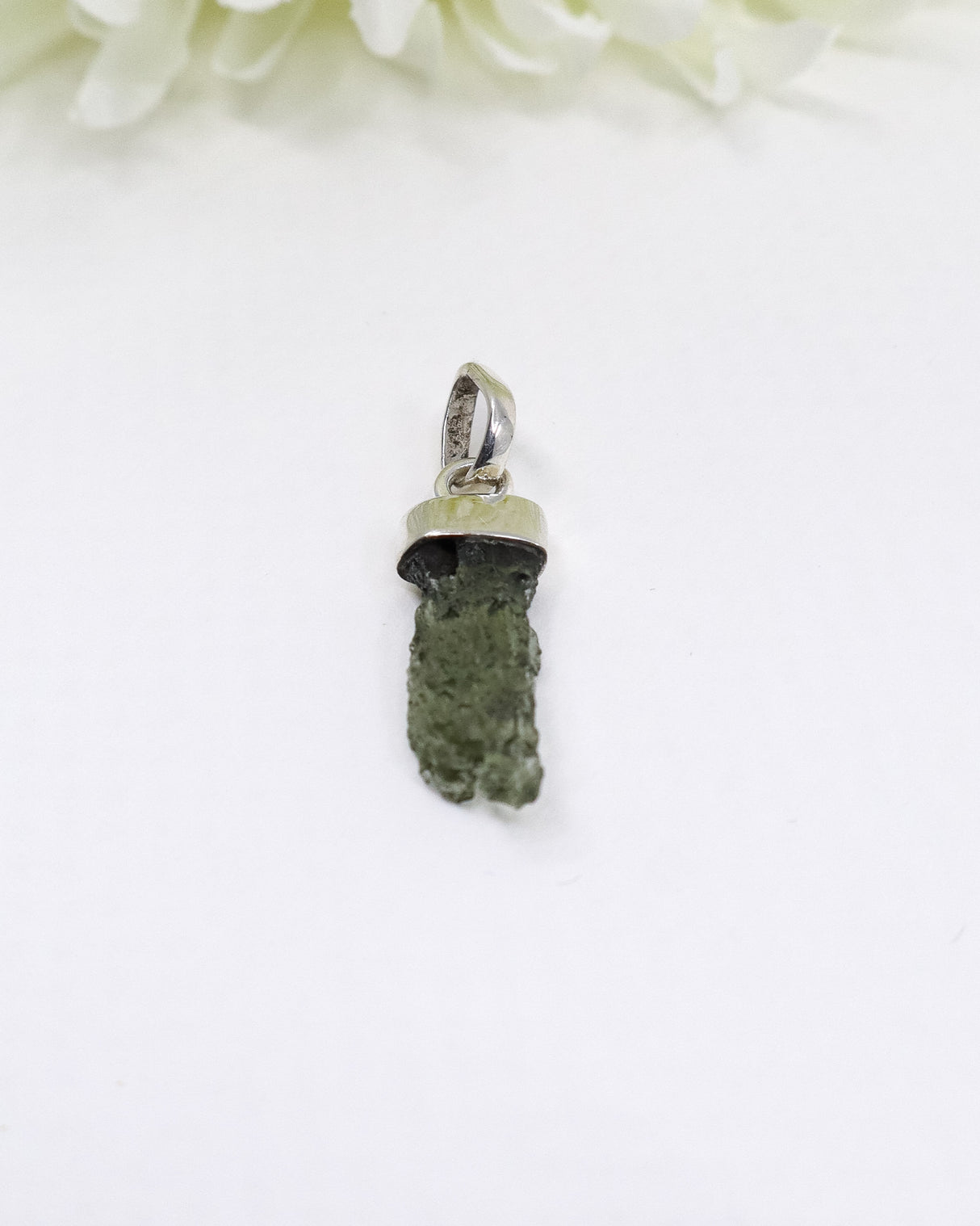 Moldavite Pendant | 1.38g | Spiritual Awakening & Life Transformation