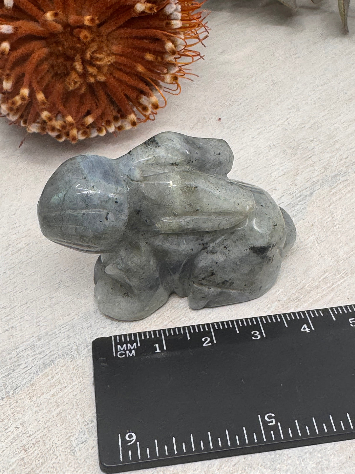 Labradorite Rabbit Carving – Crystal of Magic & Transformation