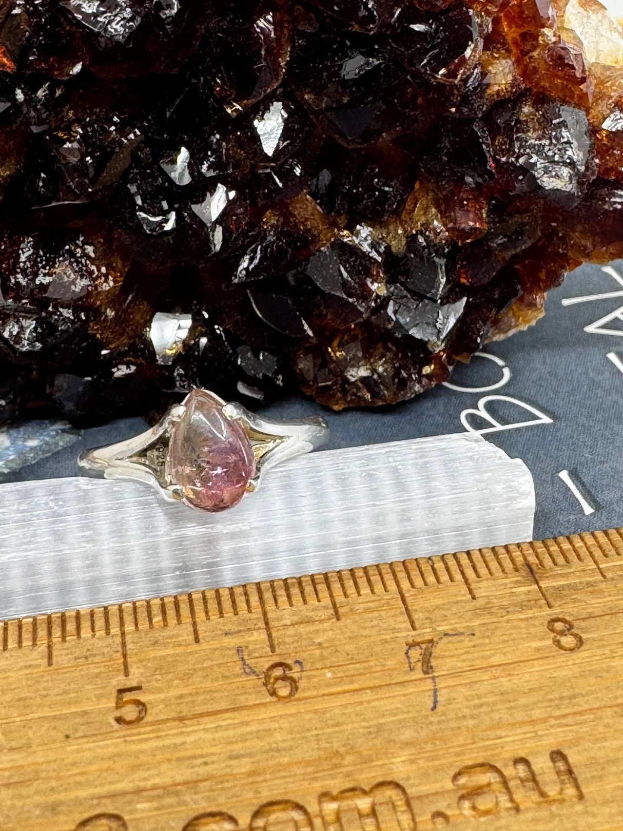 Watermelon Tourmaline Ring Size 9 – A Talisman of Heart Healing
