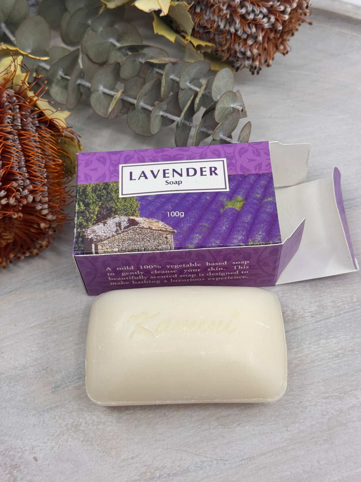Kamini Lavender Soap – relaxing aromatherapy soap bar