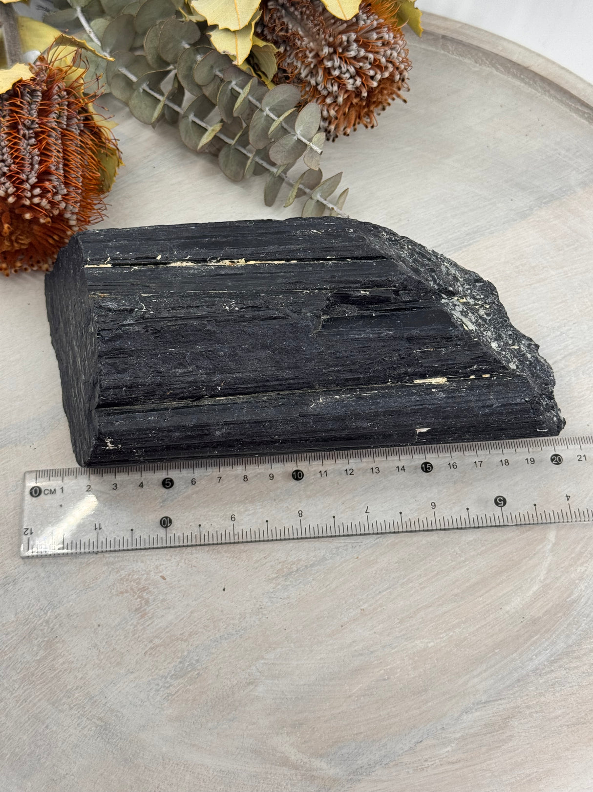 Black Tourmaline Specimen – 2.239kg Grounding Crystal