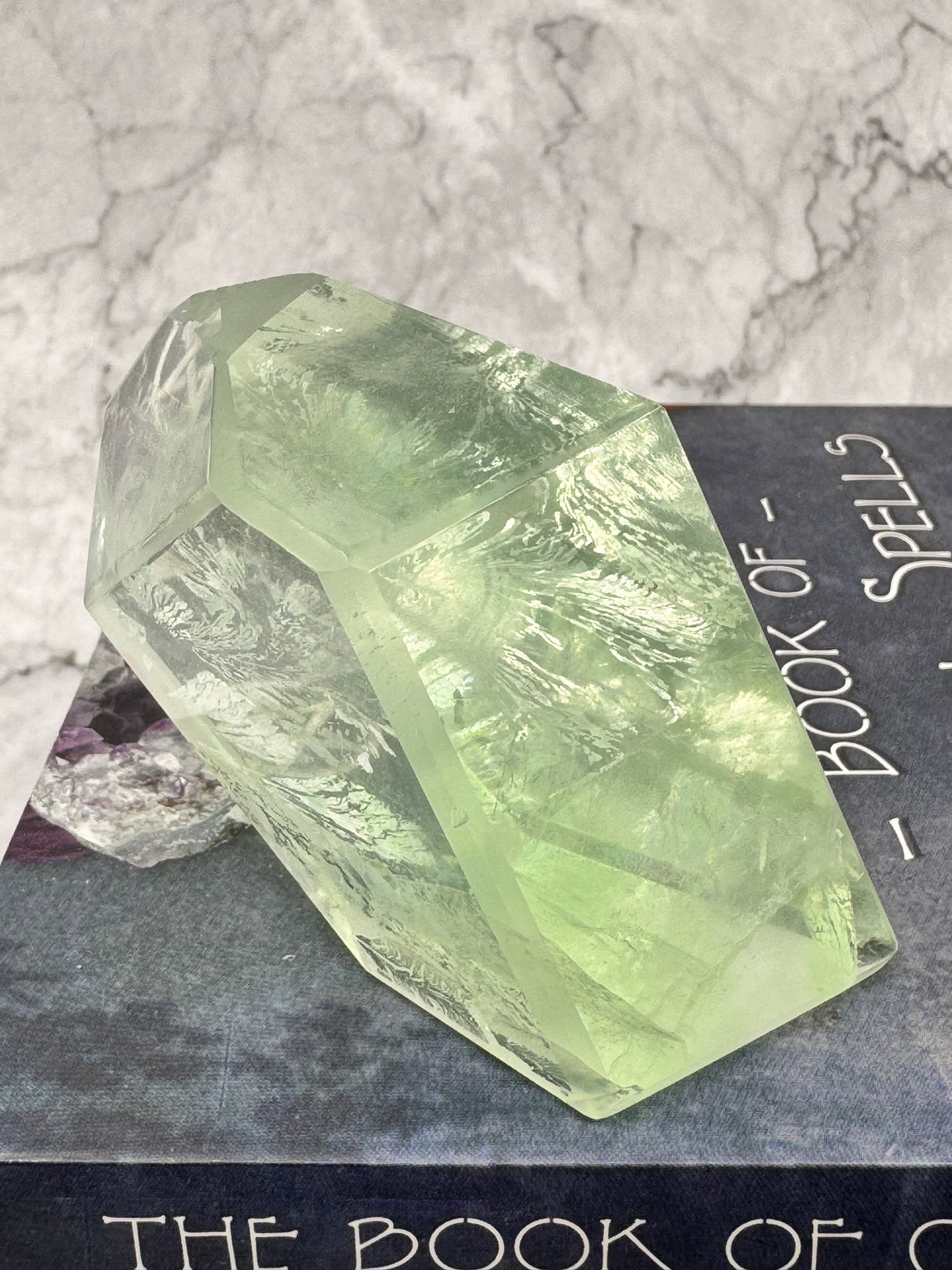 Green Fluorite Freeform 192g – Stone of Renewal, Focus and Heart Clarity