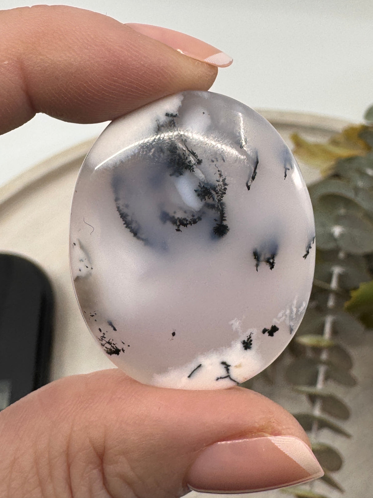 Dendritic Agate Cabochon | Nature’s Stone for Jewellery & Craft