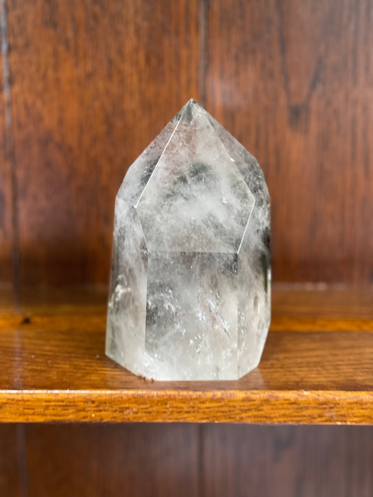 Garden Quartz (Lodalite) Generator - 860g - “ I let go of past hurt and allow myself to heal” .