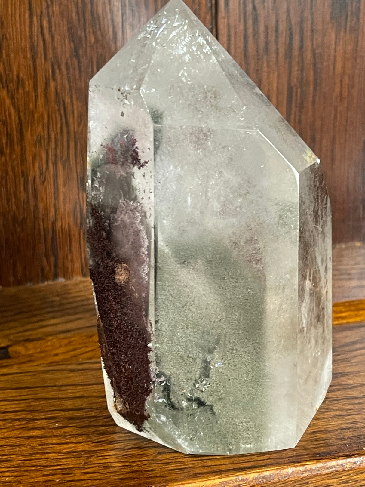 Garden Quartz (Lodalite) Generator - 860g - “ I let go of past hurt and allow myself to heal” .