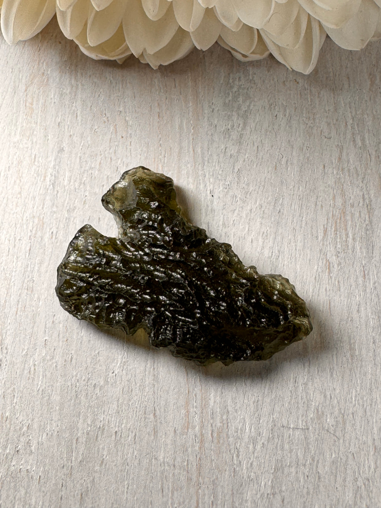 Moldavite Specimen #1 2.88g- Transformation & Protection