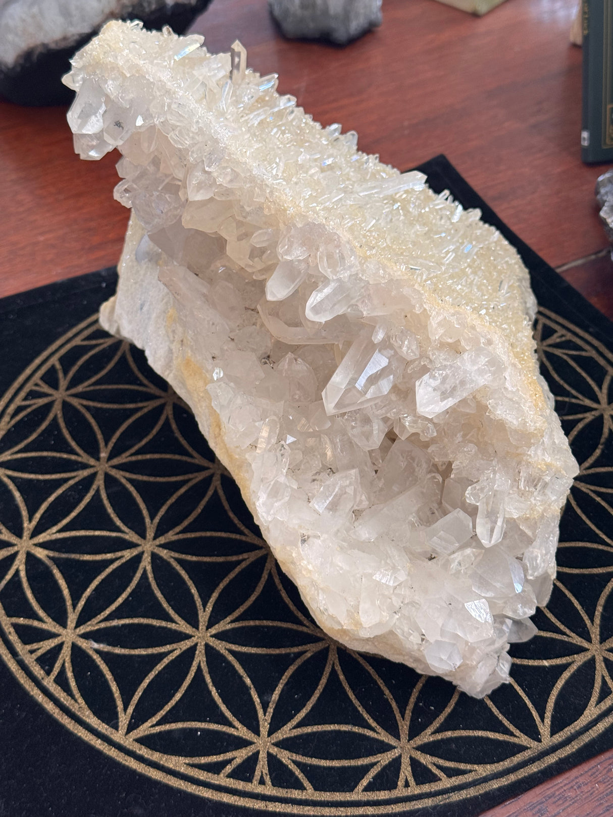 Large Himalayan Quartz Cluster – 5.3kg of Sparkling Crystal Formations