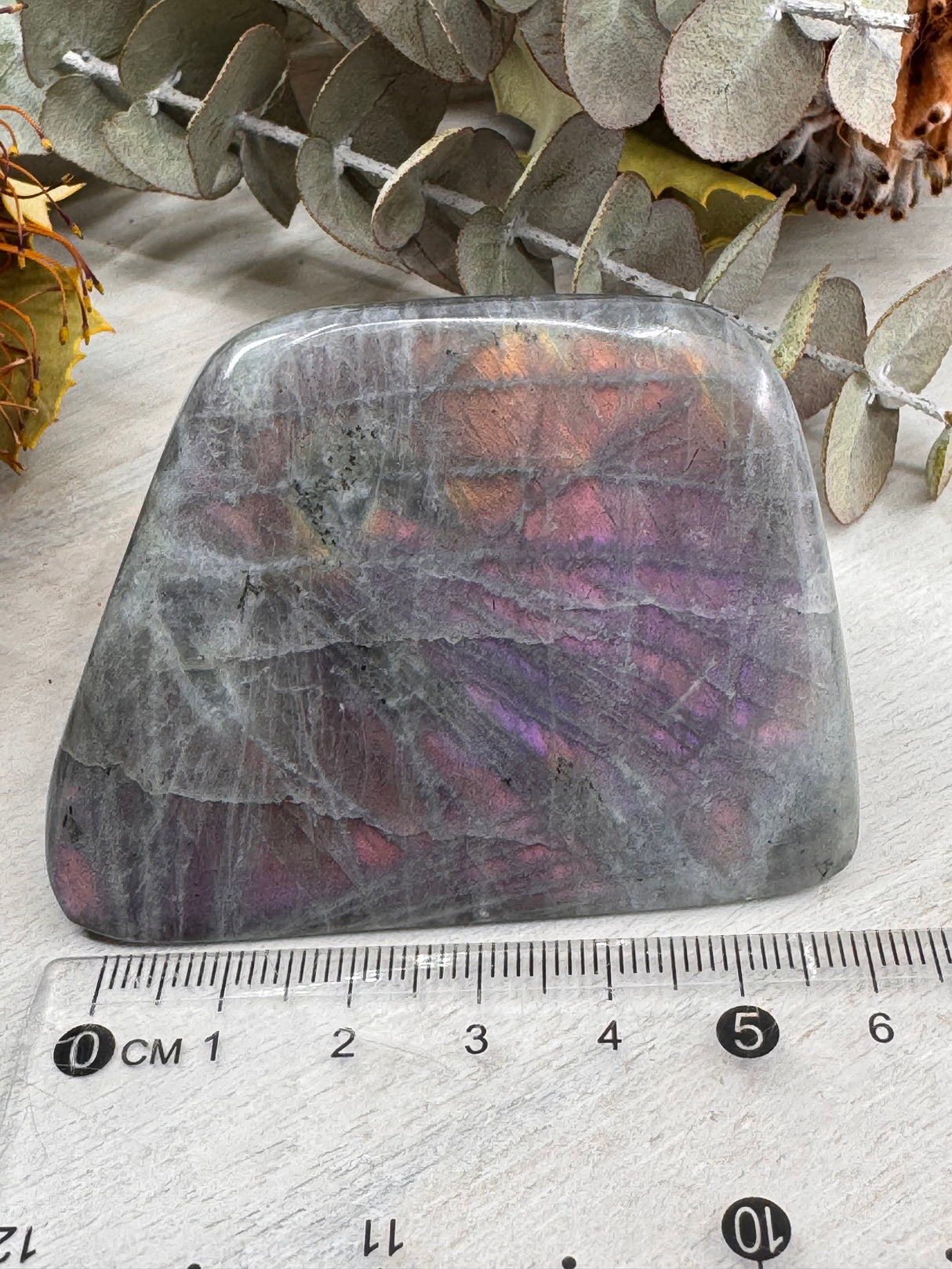 Cute Flashy Labradorite Freeform – 200g Crystal of Magic & Light