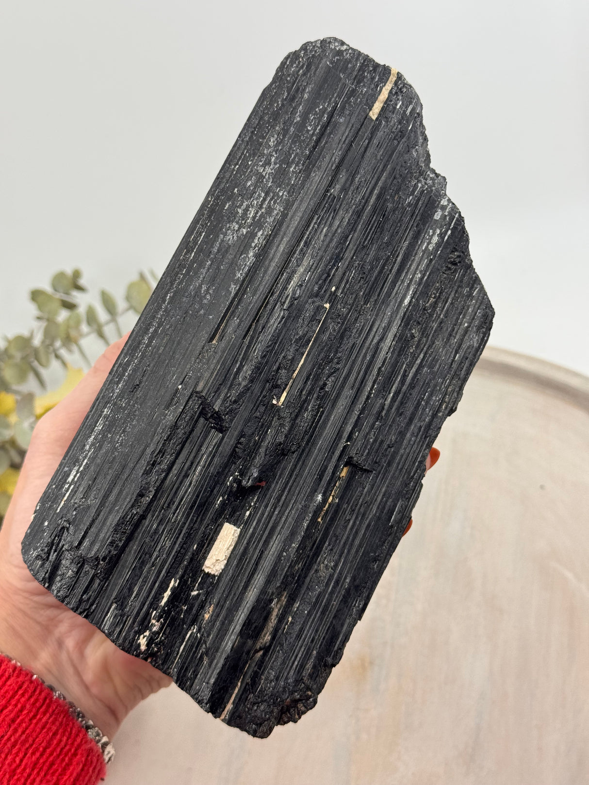 Black Tourmaline Specimen – 2.239kg Grounding Crystal