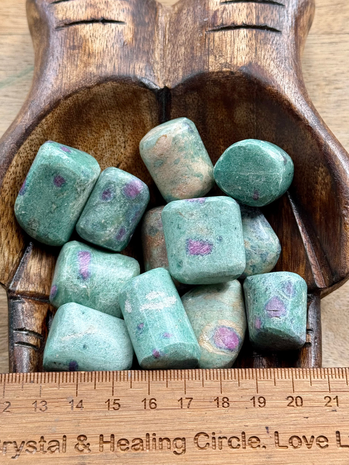 Ruby Fuchsite Tumbled Stone – Stone of Courage, Love & Emotional Healing