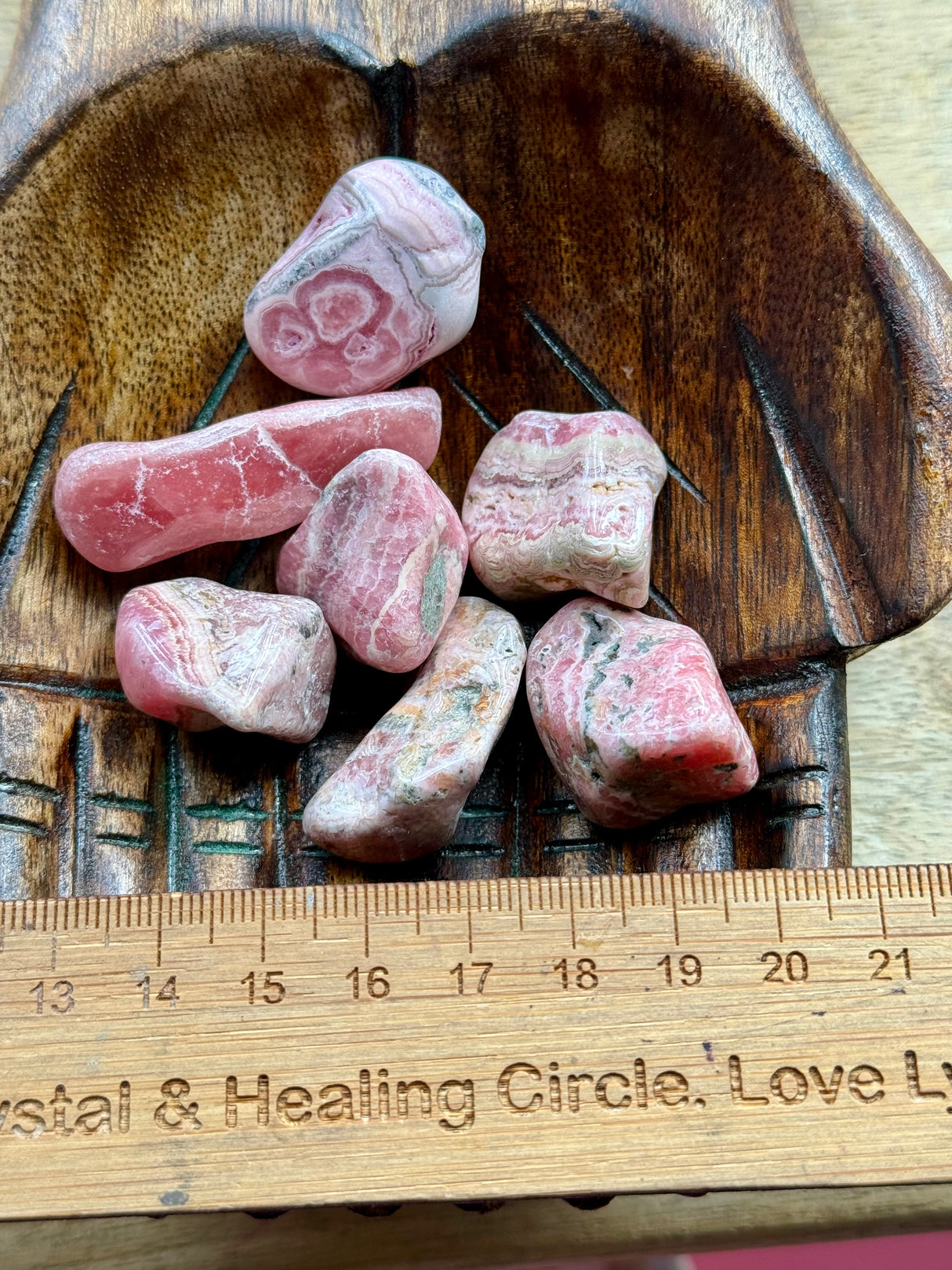 Rhodochrosite Tumbled Stone – Stone of Love, Compassion & Emotional Healing