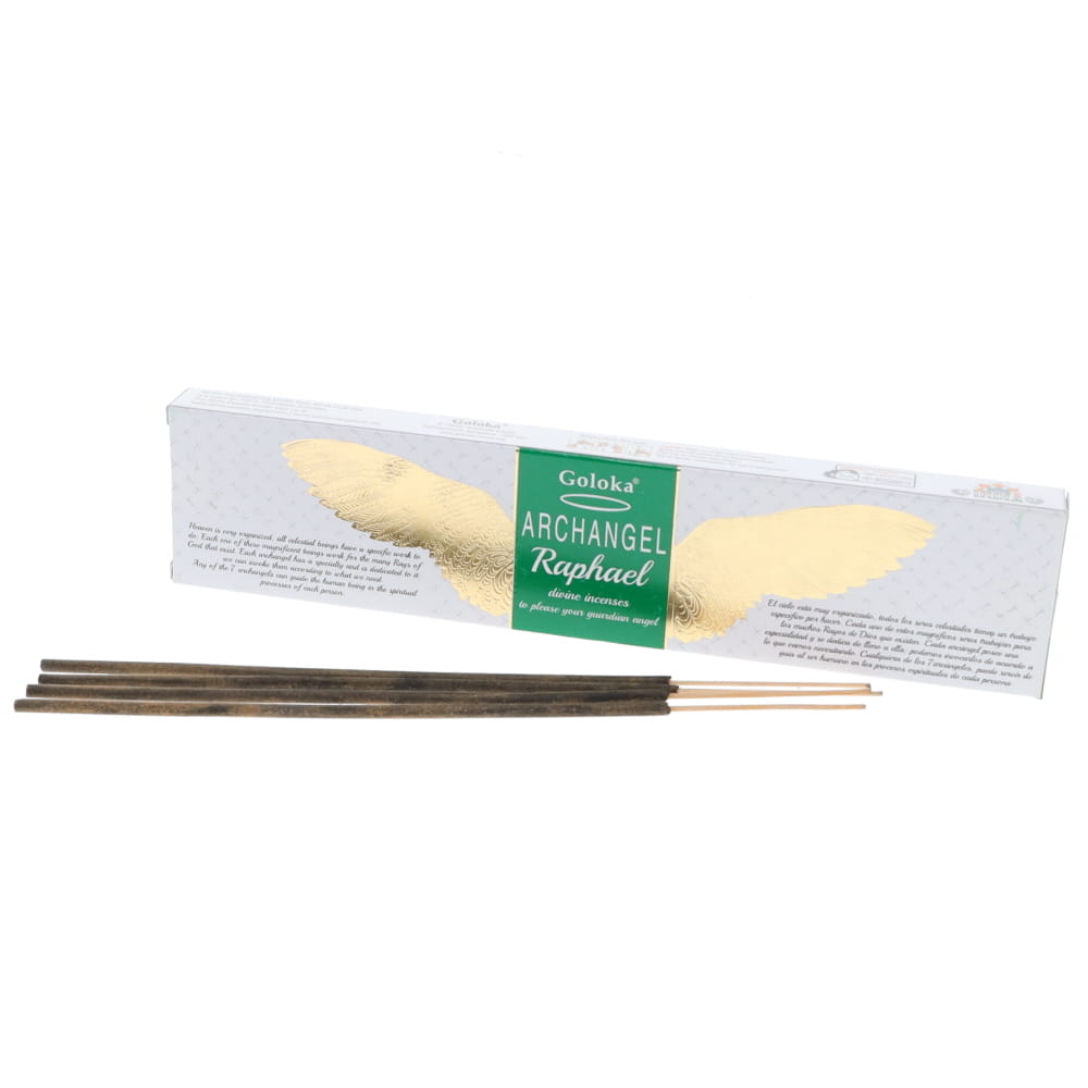 Archangel Raphael Incense – 15g Goloka Sticks | Healing, Peace & Renewal
