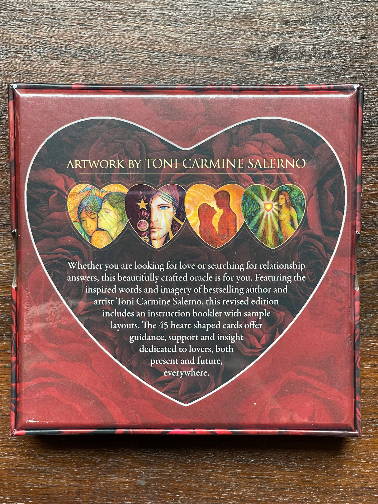 Lovers Oracle 45 Heart-Shaped Guidance Cards Toni Carmine Salerno