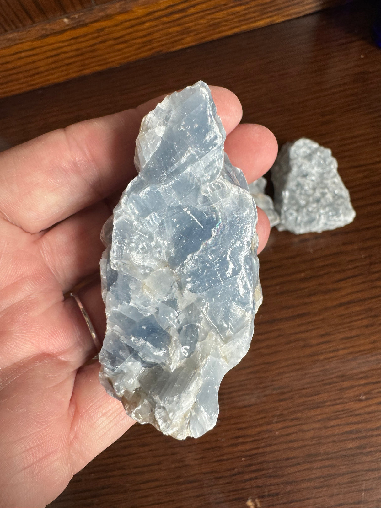 Blue Calcite 7-10cm - Communication. Calming.