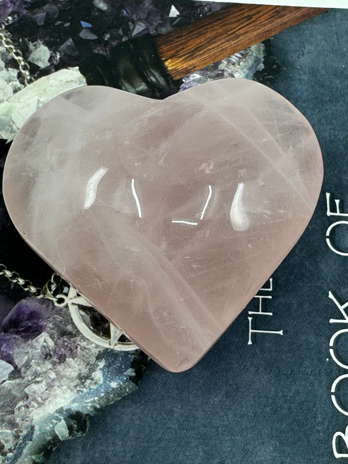Rose Quartz Puffy Heart 113g - “I radiate love, beauty, confidence and grace”
